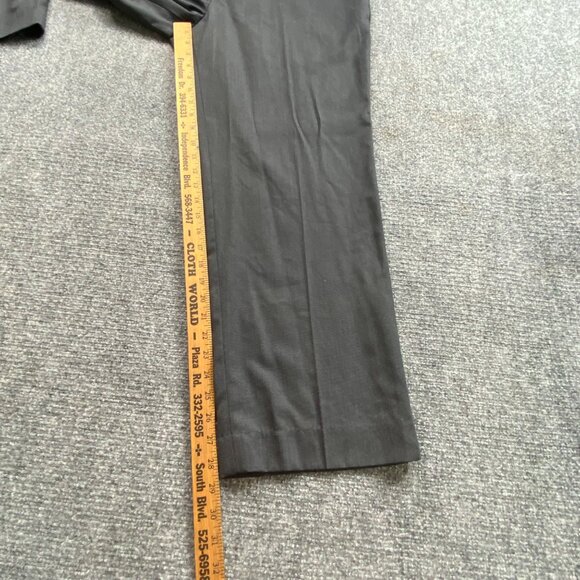 Arrow Pants Mens 40 x 29 Charcoal Dress Business Casual Modern Fit professional - Picture 6 of 10